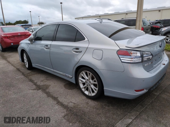 2010 Lexus HS with VIN JTHBB1BA9A2014756, listed as a Copart auction lot 74750524 with Not Provided miles and Non Repairable. Bid and sale history available at carsss.com. Image 2.