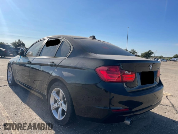 2015 BMW 3 Series 320i with VIN WBA3B1C5XFP681351, listed as a Copart auction lot 54109605 with 53,948 mi miles and Clean Title. Bid and sale history available at carsss.com. Image 3.