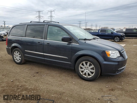 2013 Chrysler Town & Country Touring with VIN 2C4RC1BG8DR713271, listed as a Copart auction lot 50598405 with 130,551 mi miles and Salvage Title. Bid and sale history available at DreamBid. Image 4.