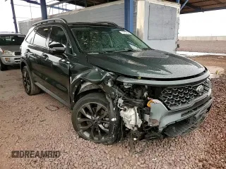 2021 Kia Sorento SX Prestige X-Line with VIN 5XYRKDLF7MG029066, listed as a Copart auction lot 51809045 with 47,000 mi miles and Salvage Title. Bid and sale history available at carsss.com. Image 11.