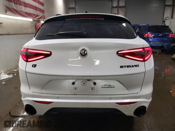 2020 Alfa Romeo Stelvio Ti z VIN ZASPAKBN4L7C74496, wystawiony jako Copart lot #43208305 z przebiegiem 71 269 mil mil oraz Szkoda całkowita • Salvage title. Historia ofert i sprzedaży dostępna na DreamBid. Obrazek 6.