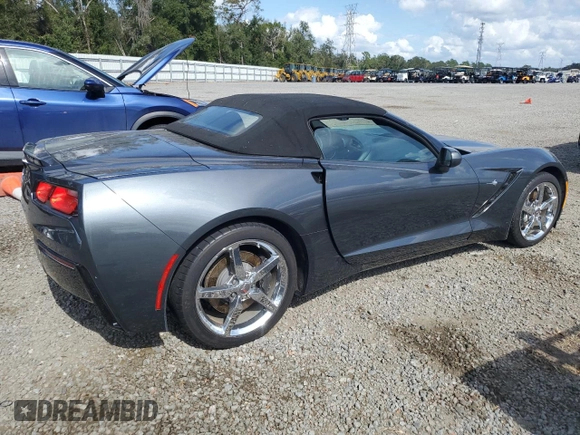 2014 Chevrolet Corvette 3LT with VIN 1G1YF3D70E5127778, listed as a Copart auction lot 80135594 with 0 mi miles and Salvage Title. Bid and sale history available at carsss.com. Image 3.