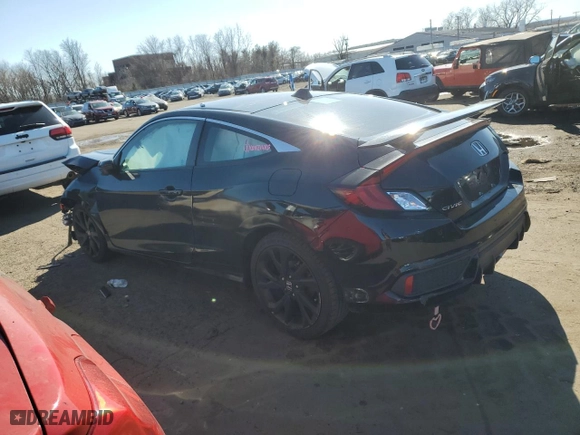 2019 Honda Civic Coupe Sport with VIN 2HGFC4B80KH300746, listed as a Copart auction lot 49500275 with 73,739 mi miles and Salvage Title. Bid and sale history available at carsss.com. Image 2.