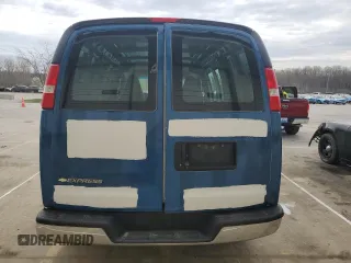 2018 Chevrolet Express Cargo Van with VIN 1GCWGAFG7J1912491, listed as a Copart auction lot 47119905 with 142,521 mi miles and Salvage Title. Bid and sale history available at carsss.com. Image 6.