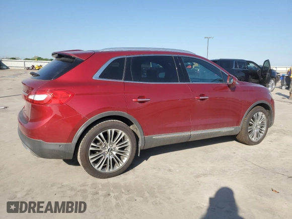 2016 Lincoln MKX Reserve with VIN 2LMTJ6LR9GBL51411, listed as a Copart auction lot 51974655 with 26,018 mi miles and Clean Title. Bid and sale history available at DreamBid. Image 3.