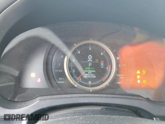 2018 Lexus IS 350 with VIN JTHBZ1D2XJ5033834, listed as a Copart auction lot 48427515 with 90,892 mi miles and Salvage title. Bid and sale history available at DreamBid. Image 9.