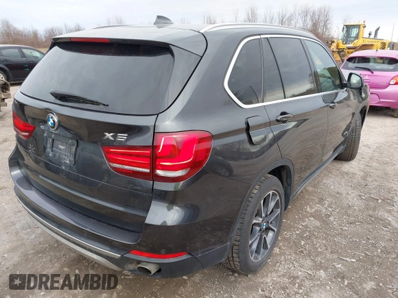 2017 BMW X5 xDrive35i with VIN 5UXKR0C59H0V50278, listed as a IAAI auction lot 41930383 with 123,786 mi miles. Bid and sale history available at carsss.com. Image 4.