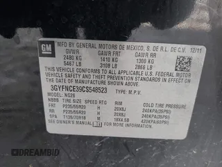 2012 Cadillac SRX Premium Collection with VIN 3GYFNCE39CS548523, listed as a IAAI auction lot 41854695 with 145,311 mi miles and . Bid and sale history available at DreamBid. Image 9.