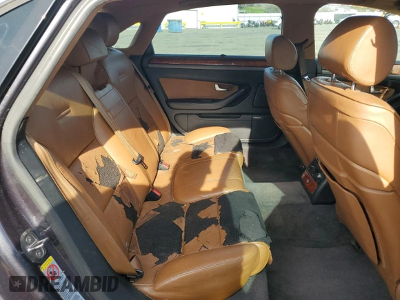 2006 Audi A8 4.2L with VIN WAUML44E56N005452, listed as a Copart auction lot 45967765 with 175,697 mi miles and Salvage title. Bid and sale history available at DreamBid. Image 10.