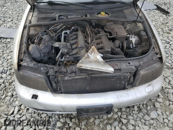 2001 Audi A4 with VIN WAUDC68D81A012246, listed as a Copart auction lot 48749525 with 60,876 mi miles and Salvage title. Bid and sale history available at DreamBid. Image 12.