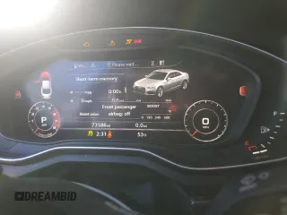 2018 Audi S5 Prestige z VIN WAUR4AF55JA009600, wystawiony jako Copart lot #42186445 z przebiegiem 73 586 mil mil oraz Szkoda całkowita • Salvage title. Historia ofert i sprzedaży dostępna na DreamBid. Obrazek 9.