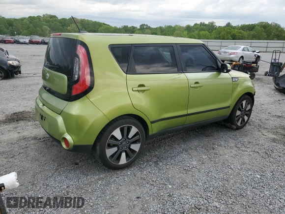 2014 Kia Soul + with VIN KNDJX3A52E7714660, listed as a Copart auction lot 53285675 with 115,045 mi miles and Salvage Title. Bid and sale history available at DreamBid. Image 3.