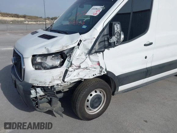 2023 Ford Transit Cargo with VIN 1FTBR1C85PKA32611, listed as a IAAI auction lot 41698153 with 25,010 mi miles and . Bid and sale history available at carsss.com. Image 6.