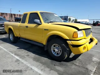 2002 Ford Ranger XL Fleet with VIN 1FTYR44V72PB22855, listed as a Copart auction lot 46700645 with 261,126 mi miles and Salvage Title. Bid and sale history available at carsss.com. Image 4.