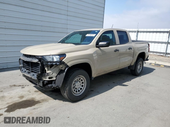 2023 Chevrolet Colorado 2WD Work Truck with VIN 1GCGSBEC6P1170780, listed as a Copart auction lot 58307835 with 50,961 mi miles and Clean title. Bid and sale history available at DreamBid. Image 1.