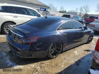2017 Mercedes-Benz CLS with VIN WDDLJ9BB5HA195165, listed as a Copart auction lot 44381195 with 42,686 mi miles and Salvage Title. Bid and sale history available at carsss.com. Image 3.