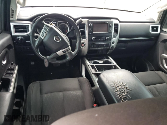 2017 Nissan Titan SV with VIN 1N6AA1E60HN524426, listed as a Copart auction lot 55036775 with 109,258 mi miles and Salvage title. Bid and sale history available at DreamBid. Image 8.