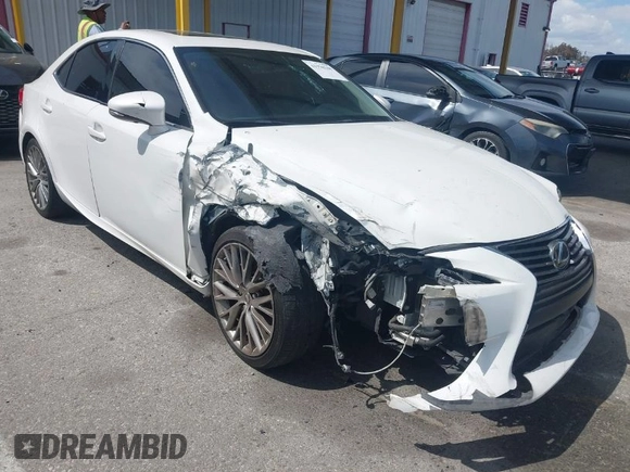2016 Lexus IS 200t with VIN JTHBA1D25G5021039, listed as a IAAI auction lot 41938500 with 110,748 mi miles and . Bid and sale history available at DreamBid. Image 1.