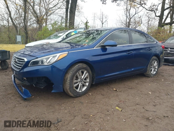 2017 Hyundai Sonata SE with VIN 5NPE24AF9HH551603, listed as a IAAI auction lot 40861742 with 122,356 mi miles. Bid and sale history available at carsss.com. Image 17.
