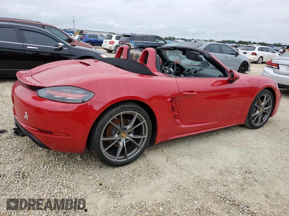 2019 Porsche 718 Boxster z VIN WP0CA2A84KS211137, wystawiony jako Copart lot #74693094 z przebiegiem Nie podano mil oraz Nie do naprawy • Non repairable. Historia ofert i sprzedaży dostępna na DreamBid. Obrazek 3.