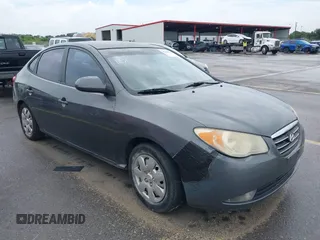 2009 Hyundai Elantra GLS with VIN KMHDU46D19U637150, listed as a IAAI auction lot 42588521 with 240,399 mi miles and . Bid and sale history available at DreamBid. Image 1.