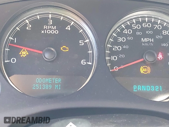 2007 Chevrolet Tahoe LS with VIN 1GNFC13J37R359934, listed as a IAAI auction lot 42306853 with 251,389 mi miles and . Bid and sale history available at DreamBid. Image 7.