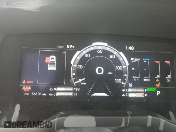 2022 Toyota Tundra Capstone Hybrid with VIN 5TFVC5DB7NX006902, listed as a Copart auction lot 66089944 with 56,131 mi miles and Salvage title. Bid and sale history available at DreamBid. Image 9.