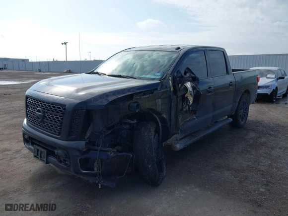 2018 Nissan Titan SV with VIN 1N6AA1E64JN529022, listed as a IAAI auction lot 41127756 with 150,166 mi miles. Bid and sale history available at carsss.com. Image 17.