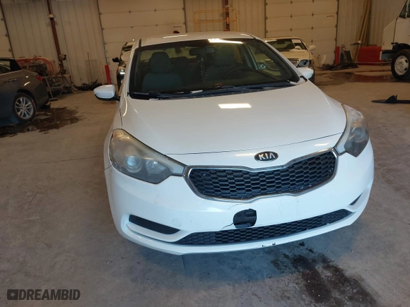 2014 Kia Forte LX with VIN KNAFK4A61E5060696, listed as a IAAI auction lot 41280702 with 229,591 mi miles. Bid and sale history available at carsss.com. Image 6.