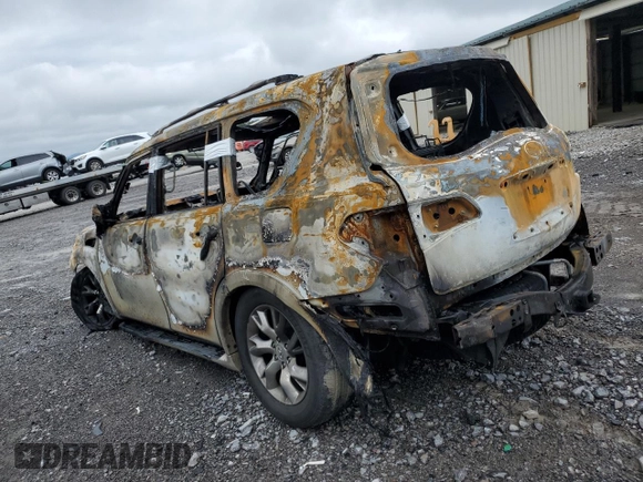 2011 Infiniti QX56 7-passenger with VIN JN8AZ2NF0B9501430, listed as a Copart auction lot 73042044 with 0 mi miles and Salvage Title. Bid and sale history available at carsss.com. Image 2.