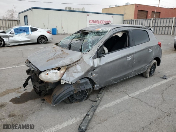 2018 Mitsubishi Mirage ES with VIN ML32A3HJ0JH012790, listed as a Copart auction lot 45021205 with 28,987 mi miles and Salvage Title. Bid and sale history available at carsss.com. Image 1.