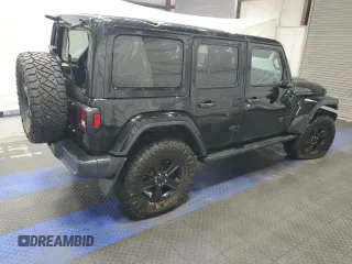 2020 Jeep Wrangler Unlimited Sahara with VIN 1C4HJXEG3LW118947, listed as a Copart auction lot 88635875 with 80,048 mi miles and Clean Title. Bid and sale history available at carsss.com. Image 3.