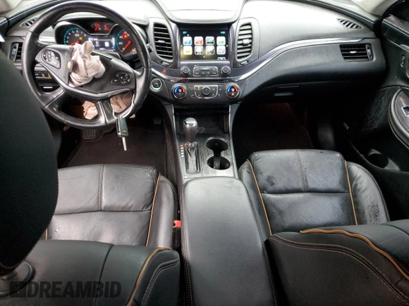 2018 Chevrolet Impala Premier with VIN 2G1125S31J9105505, listed as a Copart auction lot 86197984 with 55,837 mi miles and Salvage Title. Bid and sale history available at DreamBid. Image 8.