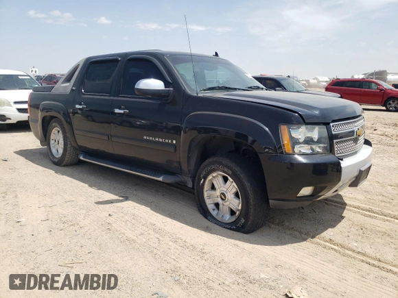 2008 Chevrolet Avalanche LT w/3LT with VIN 3GNFK12348G314525, listed as a Copart auction lot 64362094 with 213,218 mi miles and Salvage Title. Bid and sale history available at carsss.com. Image 4.