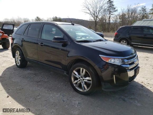 2013 Ford Edge SEL with VIN 2FMDK3JC6DBC17655, listed as a Copart auction lot 50186995 with 116,395 mi miles and Clean Title. Bid and sale history available at carsss.com. Image 4.
