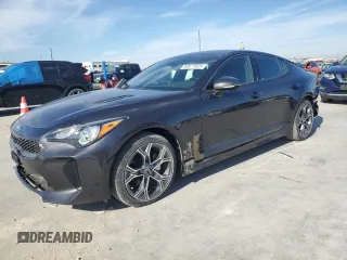2020 Kia Stinger GT-Line with VIN KNAE15LA1L6083151, listed as a Copart auction lot 88977625 with 19,021 mi miles and Salvage Title. Bid and sale history available at carsss.com. Image 1.