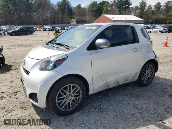 2012 Scion iQ with VIN JTNJJXB03CJ011933, listed as a Copart auction lot 52923385 with 137,836 mi miles and Clean Title. Bid and sale history available at carsss.com. Image 1.