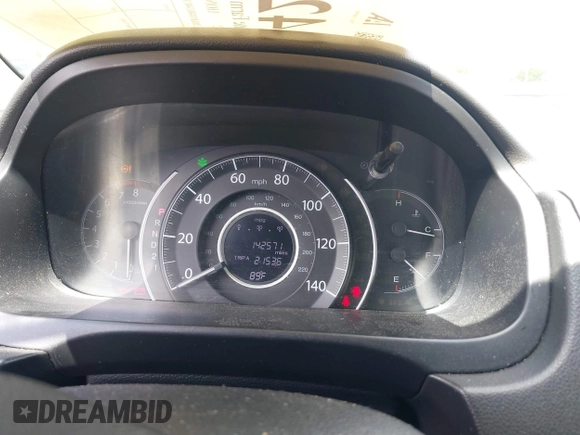 2012 Honda CR-V LX with VIN 2HKRM4H34CH603400, listed as a IAAI auction lot 42230733 with 142,571 mi miles and . Bid and sale history available at DreamBid. Image 7.