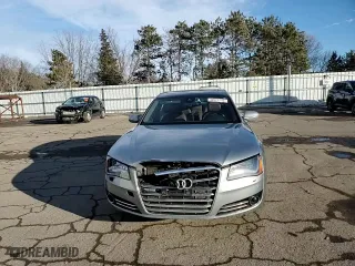 2014 Audi A8 L 3.0T with VIN WAURGAFD7EN005416, listed as a Copart auction lot 42625745 with 141,244 mi miles and Salvage Title. Bid and sale history available at carsss.com. Image 11.