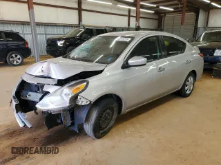 2018 Nissan Versa Sedan SV with VIN 3N1CN7AP9JL813251, listed as a Copart auction lot 46815235 with 126,321 mi miles and Salvage Title. Bid and sale history available at carsss.com. Image 1.