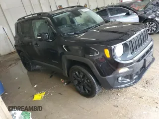 2017 Jeep Renegade Altitude with VIN ZACCJBBB0HPE64660, listed as a Copart auction lot 58768965 with 127,278 mi miles and Salvage title. Bid and sale history available at DreamBid. Image 4.