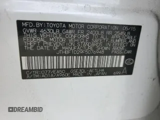 2015 Lexus IS 250 с VIN JTHBF1D29F5076948, выставлен на аукционе Copart как лот 54606495 с пробегом 116 615 миль миль и Списание • Salvage title. История ставок и продаж доступна на DreamBid. Изображение 12.