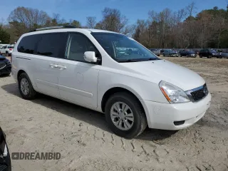 2012 Kia Sedona LX with VIN KNDMG4C72C6465538, listed as a Copart auction lot 51450135 with 84,972 mi miles and Salvage Title. Bid and sale history available at carsss.com. Image 4.