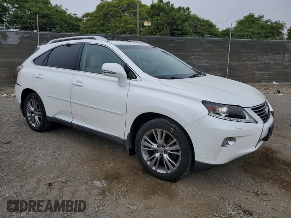 2014 Lexus RX 350 with VIN JTJBK1BA6E2461484, listed as a Copart auction lot 58937775 with 95,704 mi miles and Salvage title. Bid and sale history available at DreamBid. Image 4.