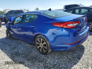 2013 Kia Optima SX with VIN 5XXGR4A66DG227910, listed as a Copart auction lot 61357605 with Not provided miles and Non repairable. Bid and sale history available at DreamBid. Image 2.