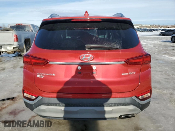 2019 Hyundai Santa Fe Ultimate with VIN 5NMS5CAA8KH063336, listed as a Copart auction lot 46734315 with 106,484 mi miles and Salvage Title. Bid and sale history available at DreamBid. Image 6.