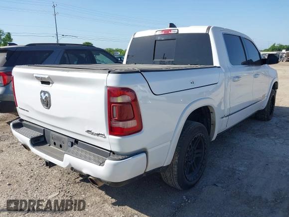 2020 Ram 1500 Limited with VIN 1C6SRFHT8LN190922, listed as a IAAI auction lot 41961670 with 120,100 mi miles and . Bid and sale history available at DreamBid. Image 4.