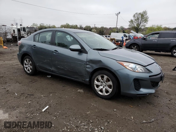 2013 Mazda Mazda3 i Sport with VIN JM1BL1U70D1719052, listed as a Copart auction lot 52068735 with 115,597 mi miles and Salvage Title. Bid and sale history available at carsss.com. Image 4.