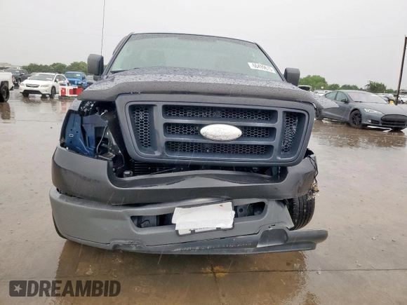 2007 Ford F-150 XL with VIN 1FTRF12217KC92122, listed as a Copart auction lot 60499615 with 110,510 mi miles and Salvage title. Bid and sale history available at DreamBid. Image 5.