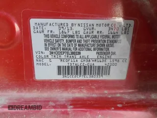 2014 Nissan Note S with VIN 3N1CE2CP7EL380339, listed as a Copart auction lot 89315715 with 137,578 mi miles and Clean Title. Bid and sale history available at DreamBid. Image 13.